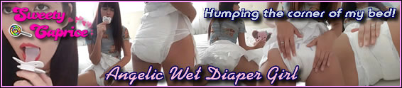 Angelic Wet Diaper Girl