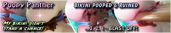 Bikini Pooped & Ruined