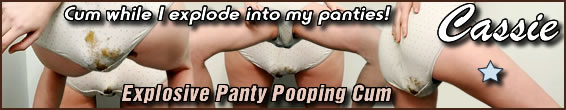 Explosive Panty Pooping Cum